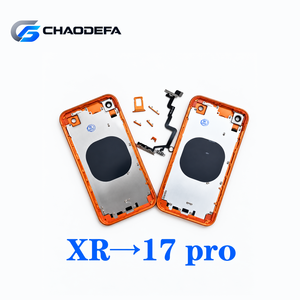 Kit de modification de châssis arrière pour <span class=keywords><strong>XR</strong></span> vers 17 Pro : Boîtier de conversion de design de barre en verre DIY - Product Image 1