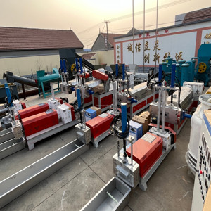 Línea de Peletización de Alta Capacidad Controlada por PLC para Moldeo por Soplado de HDPE, PP, LDPE, EPS con Cortador de Anillo de Agua, Motor y Motor de Accionamiento para PA, PPR - Product Image 3