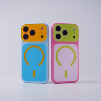Dierenprint Magnetische Compatibiliteit Volledige Bescherming Window-Cut Case PC Materiaal Matte Afwerking