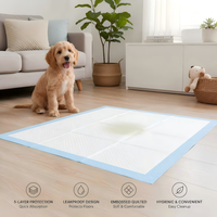 Tapis d'entraînement pour chiens robustes et écologiques, directement de l'usine, avec noyau en pâte de cellulose et SAP, absorption rapide, support imperméable IPX7, en vrac