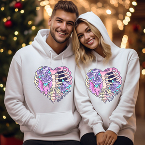 Hallowmas All Saints'Day Películas de terror y Chill Never Trust the Living Dead Inside Sudaderas CON CAPUCHA DE Feliz Navidad Unisex para mujeres - Product Image 4