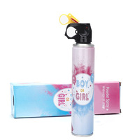 250/350/450/1000ML Boy Girl Powder Blaste Produk Baru Semprotan Warna Biru dan Pink Kaleng Besi Set Tembak Tepung Jagung