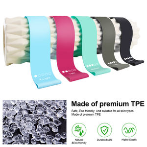 Bandas Elásticas de TPE Personalizadas, Juego de 5 Piezas para Pilates, Entrenamiento de Fuerza, Fisioterapia, Esculpir Glúteos <span class=keywords><strong>y</strong></span> <span class=keywords><strong>Piernas</strong></span>, Ejercicio de Cuerpo Completo - Product Image 2