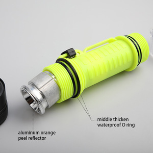 P50 USB LED Đèn Pin Ánh Sáng Mạnh Mẽ Dài Phạm Vi Điều Khiển Từ Tính Lặn Cắm Trại Khẩn Cấp Không Thấm Nước ABS IP68 Cho Biển Đêm - Product Image 5