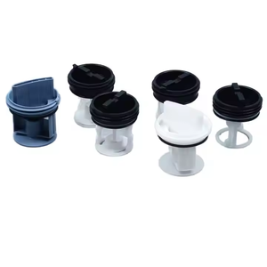Pompe de vidange à tambour électrique manuelle Bouchon en plastique Filtre Bouchon d'eau Couvercle Pièces en gros Appareils de blanchisserie - Product Image 4
