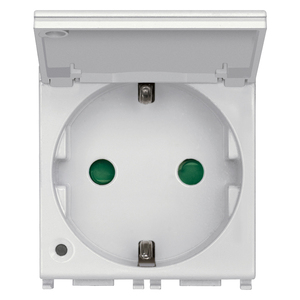 เต้ารับ 2P+T 16A DE พร้อมหน้าสัมผัสทองแดงเคลือบเงิน - Product Image 1