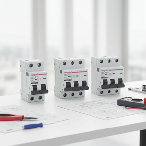 Interruptor Automático Miniatura <span class=keywords><strong>LONGROAD</strong></span> LRM2-63 1P/2P/3P/4P, Capacidad de Ruptura de 6kA, 400V, Montaje en Riel, para Uso Industrial y Doméstico - Product Image 1