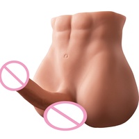 Muñeca Sexual Realista Bartley de 5.2 kg, Medio Cuerpo, para Hombres, Pene Grande, Trasero Grande, Masturbador Masculino, Torso de TPR, Juguete Sexual para Adultos