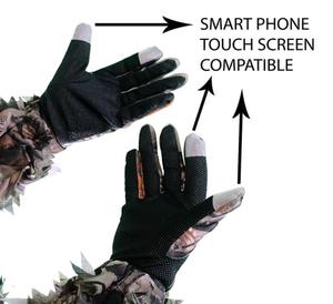 Gants tactiques TG15 pour hommes, légers, camouflage, pour la chasse, avec doigts compatibles écran tactile et paume antidérapante - Product Image 2