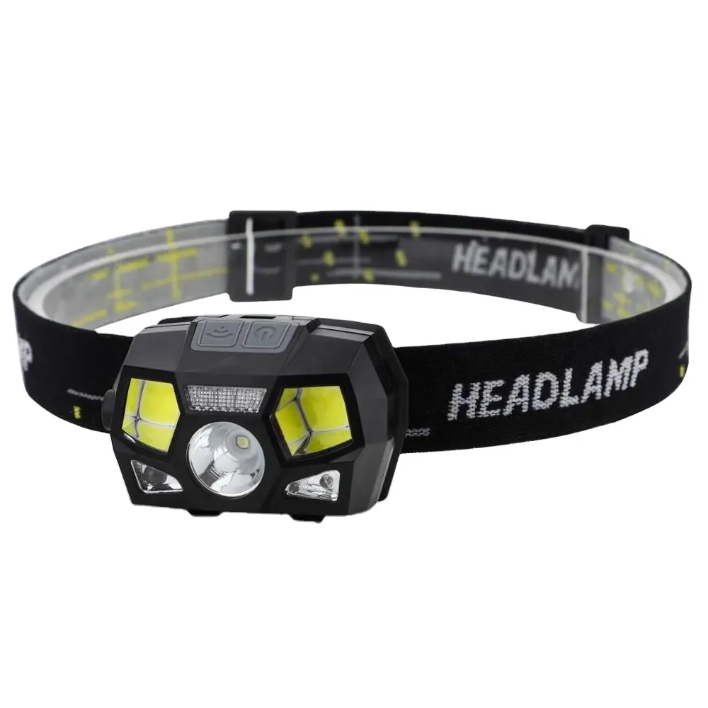 Wholesale Red Safety Light Best Head Lamp, Running Camping Waterproof Headlamps 6 Modes Pivotable Head LED Headlamp Flashlight