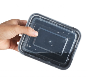 Hộp Đựng Có Nắp Đậy Chất Lượng Cao BPA Free Freshware Đen Lò Vi Sóng Nhựa Lưu Trữ Thực Phẩm Container Với Nắp Đậy - Product Image 2