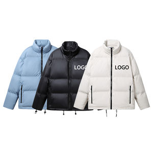Venta caliente de alta calidad logotipo personalizado impreso <span class=keywords><strong>chaqueta</strong></span> para hombres invierno al aire libre Puffer Bomber Bubble <span class=keywords><strong>chaqueta</strong></span> de los hombres - Product Image 1