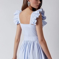 Robe longue maxi personnalisée en mousseline écologique sans manches à imprimé floral, col carré respirant, robe de bal à impression numérique