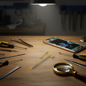 Cavo flessibile di ricambio per pulsanti di accensione e volume per Xiaomi Redmi Note 10 Pro - Product Image 2