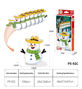 Kit Puzzle 3D Animali Fai-da-Te - Modelli di Animali in Carta Creativi e Fatti a Mano per Divertimento Educativo e Interattivo dei Bambini - Product Image 5