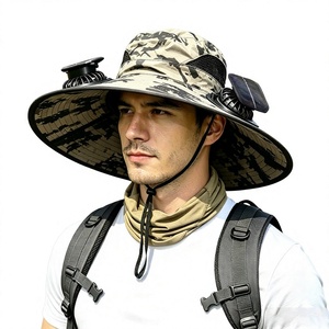 Casquette de pêche et de randonnée multifonctionnelle portable à énergie solaire, rechargeable, avec ventilateur intégré – Idéale pour la pêche à la <span class=keywords><strong>carpe</strong></span>, la randonnée, le lac et la rivière – Offre spéciale été - Product Image 4