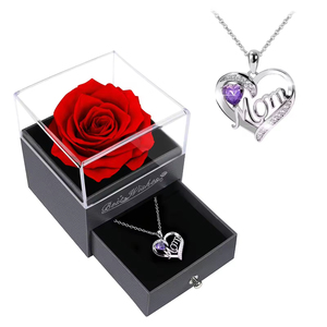 Estola china en línea al por mayor Real Forever Rose Colorful Infinity Preserved Flower en joyero para regalo del Día DE LA MADRE 2026 - Product Image 2
