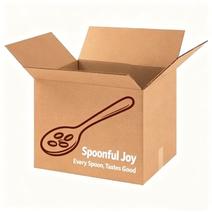 Carton de papier solide ondulé personnalisé en usine pour l'emballage de stockage expédition de <span class=keywords><strong>colis</strong></span> mobile logistique Express - Product Image 3