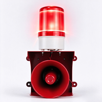 Système d'alarme sonore et lumineux 130 dB avec volume réglable, étanche IP68, protection de sécurité, fourniture directe d'usine