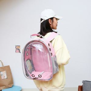 Hot Sale <b>Cat</b> Dog <b>Backpack</b> Luxury Portable Folding Waterproof Transparent Space Capsule Breathable <b>Cat</b> Carrier Pet Carriers Bags - Product Image 5
