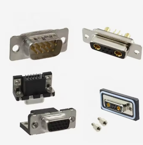 Conector Hembra D-Sub de 9 Pines 772-E09-213R011, Montaje en PCB en Ángulo Recto con Carcasa Metálica - Product Image 2