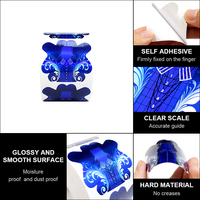 500 pièces/rouleau, 200g, Formes à ongles en papier, Marque privée, Formes d'extension d'ongles, Vente en gros