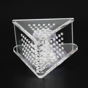 Mangiatoia per gamberetti acquario accessorio a forma di V in plastica per pesci con ventosa per l'alimentazione dei vermi negli acquari di gamberetti - Product Image 6