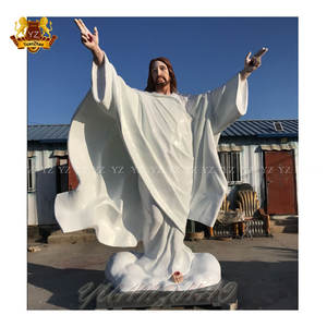 Statue religieux catholique en polyrésine taille réelle, décoration d'église, Figurine en résine, Statue de jésus-<span class=keywords><strong>Christ</strong></span>, Sculpture à vendre - Product Image 1