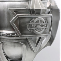Match de boxe en métal de base avec logo personnalisé Trophée de la couronne des champions Trophées de la ligue