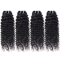 Extensiones de Cabello Humano Virgen al por Mayor, Ondulado Profundo Vietnamita, Rizado, Ondulado Natural Camboyano, Ondulado Profundo Vietnamita Súper Doble Trama