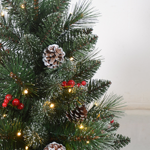 <strong>Mini</strong> Table Christmas <strong>Tree</strong> Indoor Party Decoration PVC PE Artificial <strong>Xmas</strong> <strong>Tree</strong> With Pine Cone and Red Berry-149 - Product Image 4