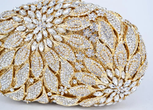 Pochette de soirée élégante <span class=keywords><strong>pour</strong></span> femme, ornée de cristaux et de strass, en forme de robe de mariée, idéale <span class=keywords><strong>pour</strong></span> les dîners et les mariages – Vente flash - Product Image 5