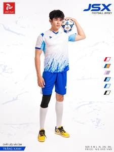 Conjunto de Camisetas de Fútbol Personalizables para Todas las Edades, Tela Ecológica 100% Poliéster, Impresión por Transferencia de Calor, Colores Personalizados, Nuevo Diseño - Product Image 4