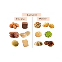 Machine industrielle commerciale pour la fabrication de biscuits en plateau, machine à mini-biscuits en gros