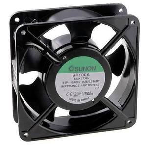 พัดลมระบายความร้อน SUNON รุ่น SP100A 1123XBT.GN ขนาด 12 ซม. 120x120x38 มม. ใช้ไฟ AC 115V กำลังไฟ 20 วัตต์ ความเร็ว <span class=keywords><strong>3150</strong></span> รอบต่อนาที ปริมาณลม 165 ลูกบาศก์ฟุตต่อนาที แบบลูกปืน สำหรับตู้คอมพิวเตอร์ ซีพียู และแล็ปท็อป - Product Image 5