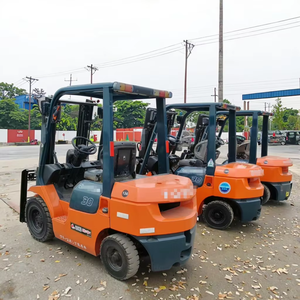 价格便宜的Uesd叉车原装叉。TDYOTA CAT K35/2/2.5/3/3.5/5/10吨直升机二手4x4车轮电动柴油 - Product Image 1