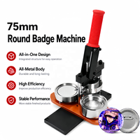Machine de fabrication d'aimants DIY pour grossistes en ligne, machine à badges ronds de 75 mm, machine multifonctionnelle pour badges ronds, kit de fabrication de photos
