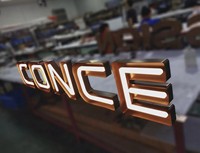 Letrero Luminoso LED de Acrílico de Alta Calidad con Carcasa de Acero Inoxidable, Colores Personalizados, Montaje en Pared, Publicidad, 5 Años de Garantía, Entrega Rápida