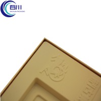 Caja de Regalo de Papel Recubierto de Lujo Innovadora con Ventana de PVC para Cosméticos, Lápiz Labial, Aceite Esencial y Perfume