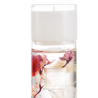 True Scent Großhandel Weihnachten Botanische Trocken blume Soja Wachs Rose Duft Öl Gel Duft kerzen Mit Zylinder Box