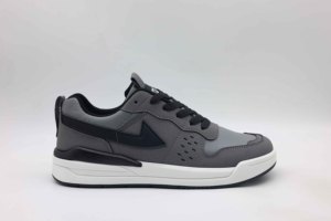 Matrox Sporty High Top Mesh PU Bovenwerk Lichtgewicht Ademend Antislip Geruite Instap Running Shoes Heren PVC Buitenzool Op Maat - Product Image 3