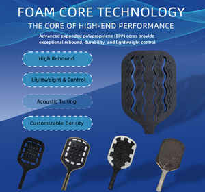 Pala de Pickleball WINNEX de Fábrica OEM Premium Termoformada con Núcleo de Trufoam de Alta Potencia de Fibra de Carbono Cruda Aprobada por la USAP - Product Image 4
