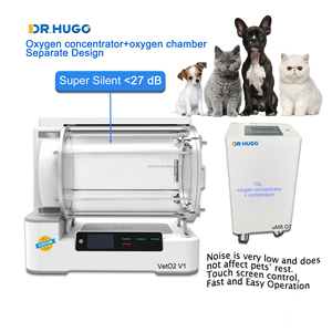 DR.<span class=keywords><strong>HUGO</strong></span> VetO2 V1 Cámara Hiperbárica Económica y Resistente para la Curación de Heridas en Mascotas, 1.5 Ata Hbot 1 ~2, Cámara de Oxígeno Hiperbárico para Animales Pequeños - Product Image 2