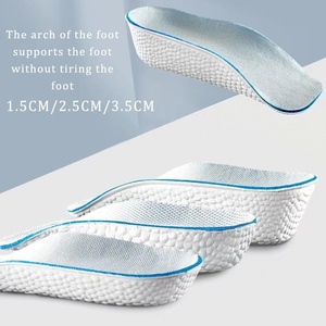 Semelles rehausseuses de 3 cm pour hommes, inserts de chaussures magnétiques en silicone avec coussinets de gel orthopédiques confortables pour le sport et l'usage quotidien - Product Image 2