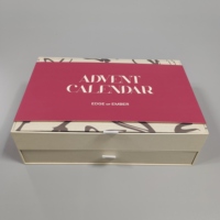 Scatola Regalo di Lusso per Cosmetici, Calendario Nuziale, con Cassetto Magnetico, Riciclabile, Fatta a Mano, Design Personalizzato, Riutilizzabile