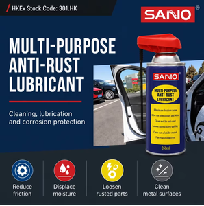 SANVO 100ml <span class=keywords><strong>Prix</strong></span> usine OEM Aérosol Huile Lubrifiante Liquide Anti-rouille Dégraissant en Spray - Product Image 2