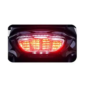 Đèn Hậu LED Đuôi Xe Máy Đèn Dừng Phanh Cafe Racer DC 12V Moto Đèn Hậu