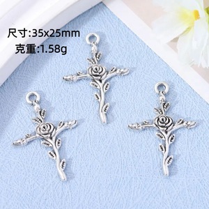 Pendentif Breloque 3D Jésus en Or Rose Plaqué Couleur Unie Personnalisé pour Hommes et Femmes, Fabrication OEM Usine - Product Image 2