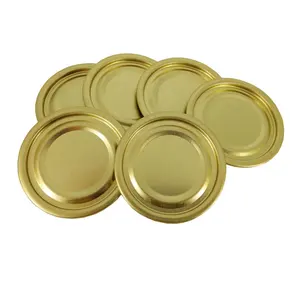 B202 Tinplate Bottom Caps Bottle Cap Seals Factory Direct 52mm Metal Container Bottom Ends