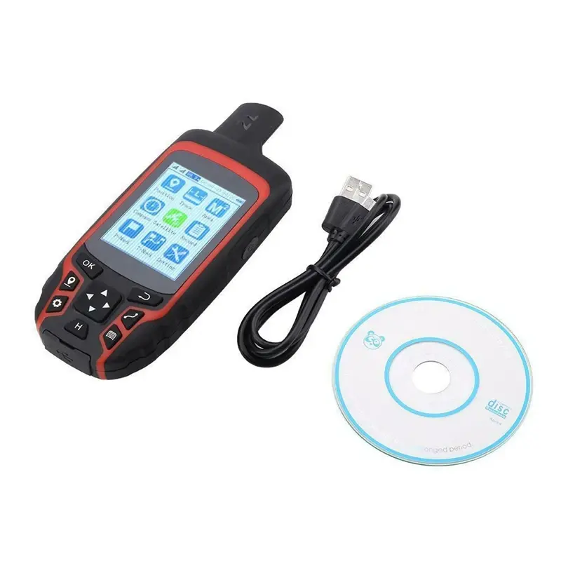 USB Rechargeable A6 Handheld GPS Device Good Status Outdoor Hiking Navigator Locator Used Electronics